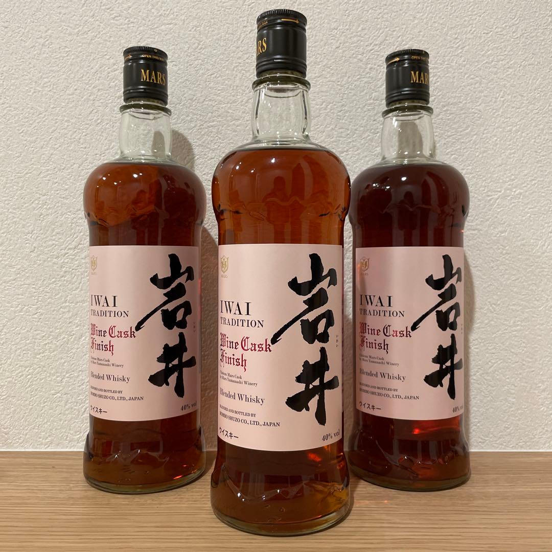 【新品未開封・限定品】岩井ワインカスクフィニッシュ　3本セット