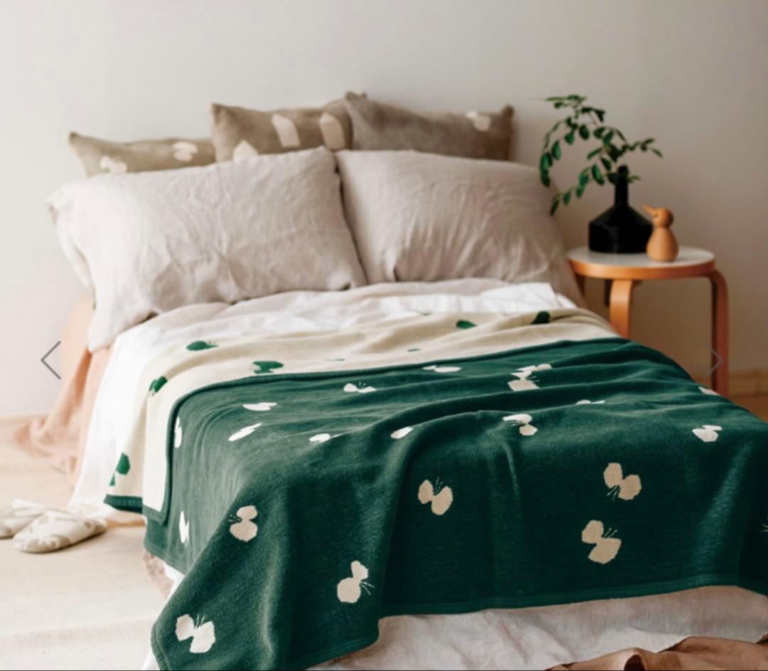 KLIPPAN × mina perhonenシュニールコットンブランケット