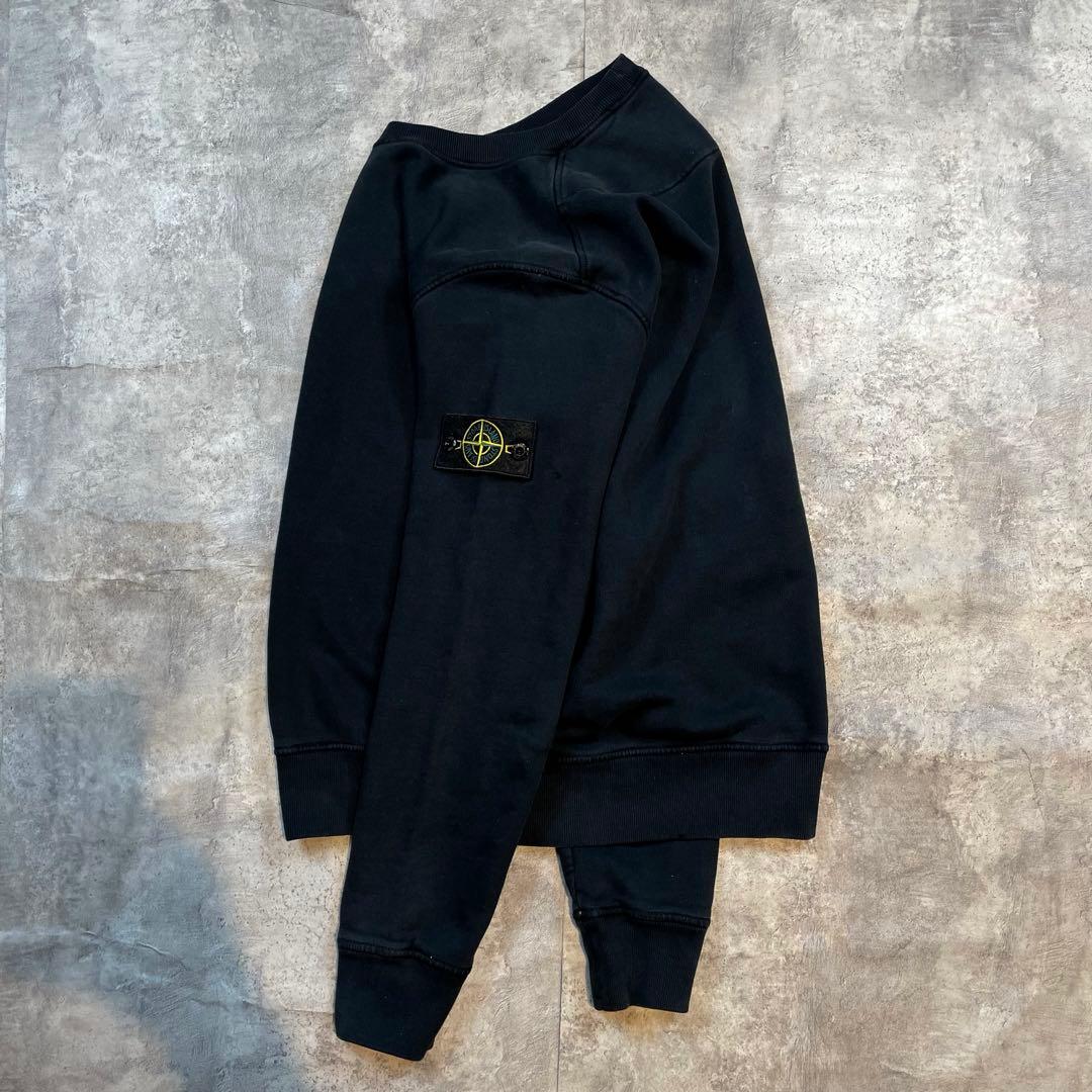 STONE  クルーネックスウェット ワッペンロゴ Mサイズ