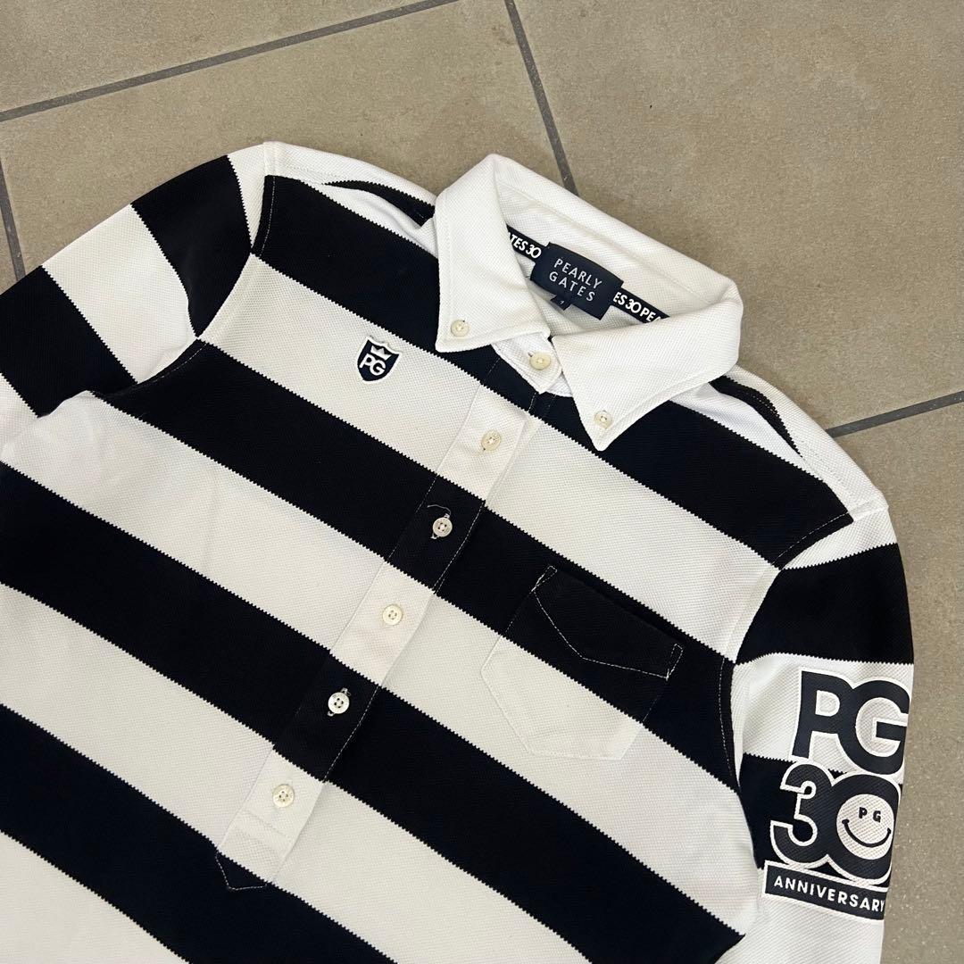 Pearly gates パーリーゲイツ　セットアップ　ストライプ　ボーダー　M