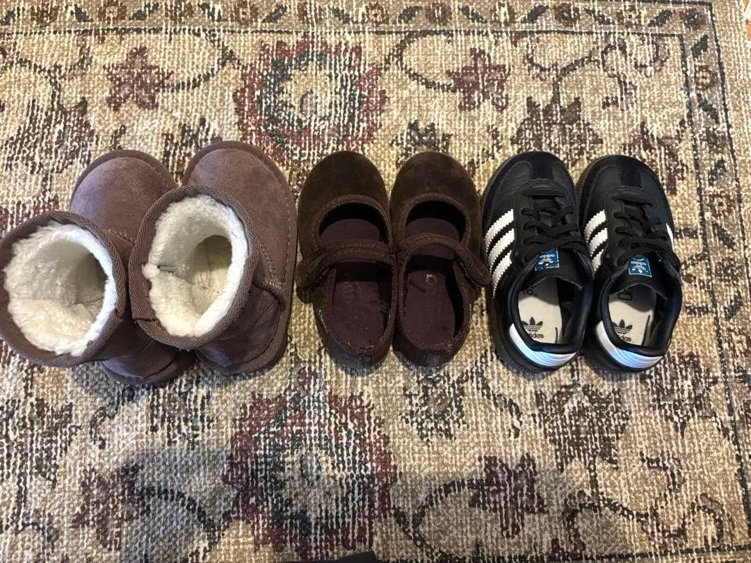 キッズシューズセット（バレエ、スニーカー、ブーツ）３点セット