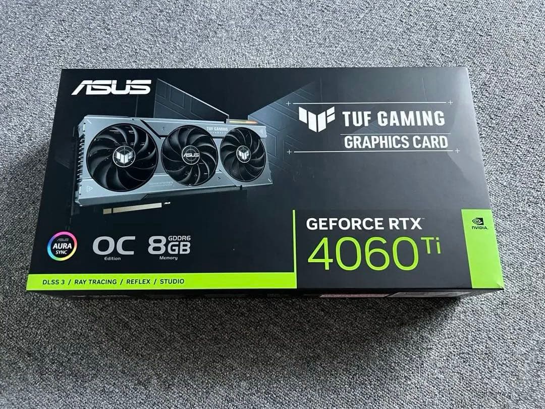グラフィックボード・グラボ・ビデオカード ASUS TUF Gaming GeForce RTX 4060 Ti