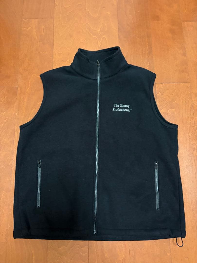 ennoy PROFESSIONAL FLEECE VEST （BLACK） Ｌ