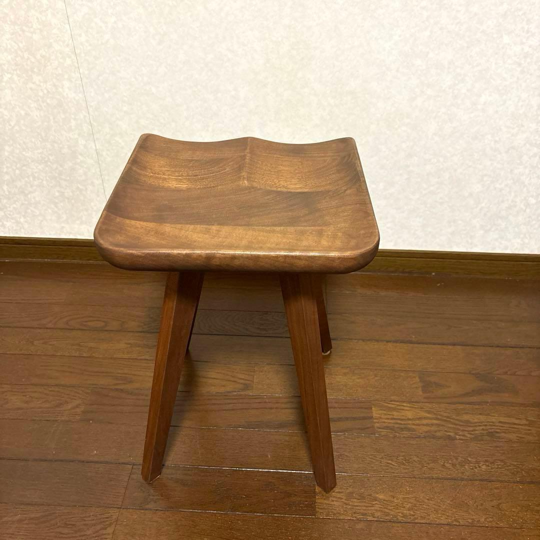 【良品】関家具 アトリエ木馬 MIKUスツール ウォールナット