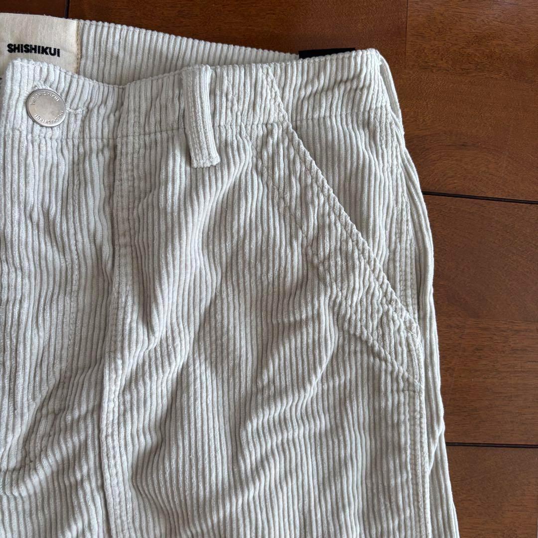 パンツ THE SHISHIKUI CORDUROY BAKER / CREAM 36