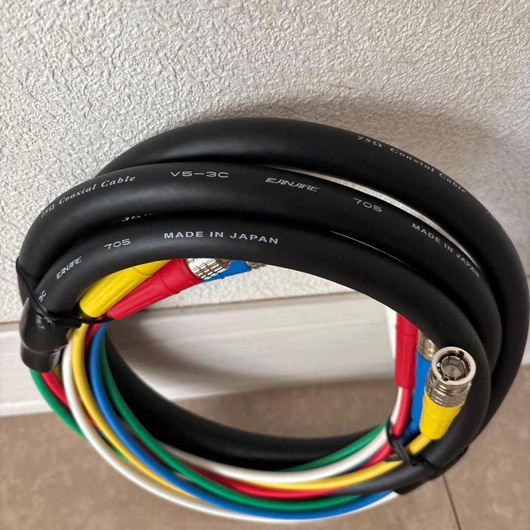 CANARE 5VS02-3C 2m BNCマルチケーブル