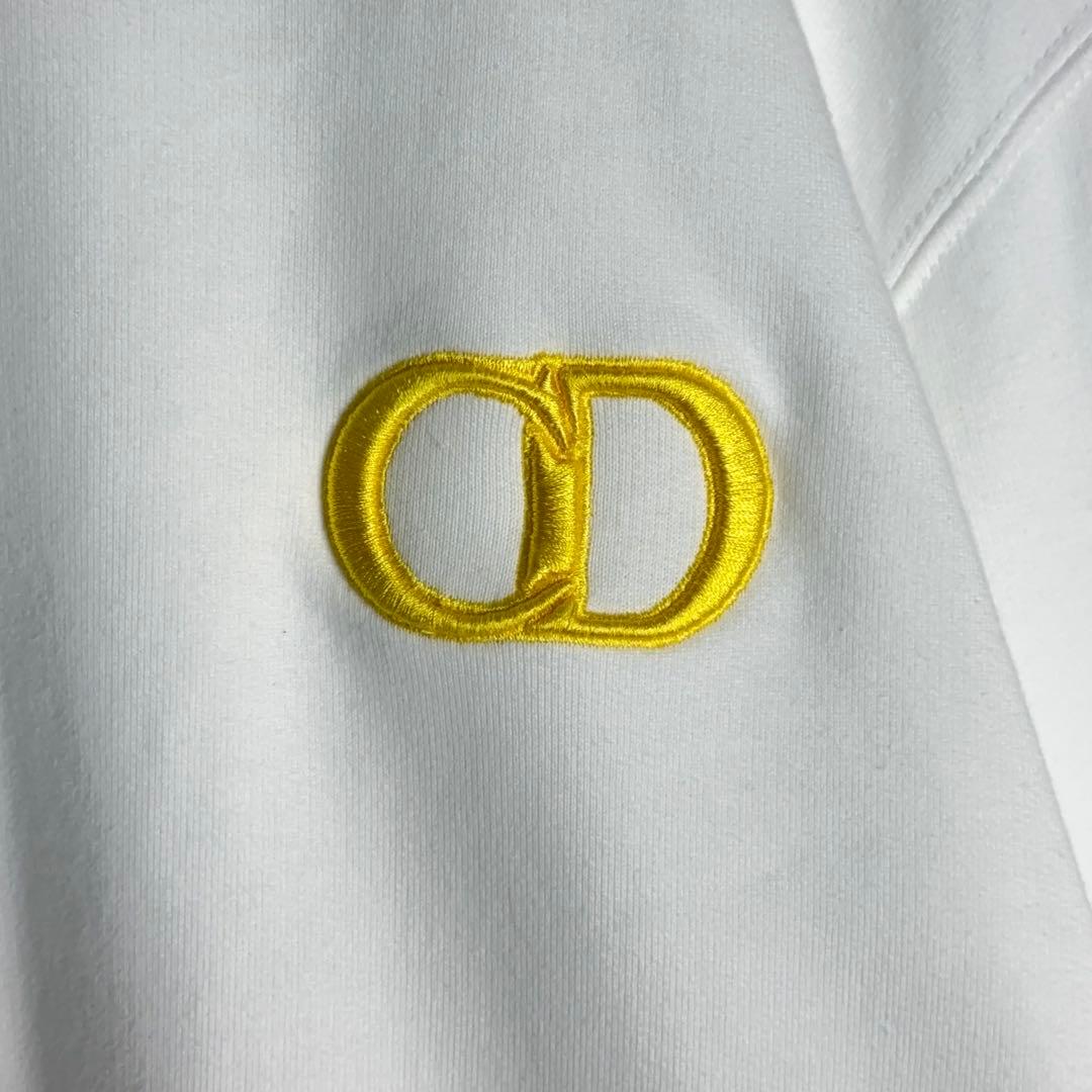 11519【美品・人気モデル】Dior☆刺繍CDロゴ定番カラー白スウェット