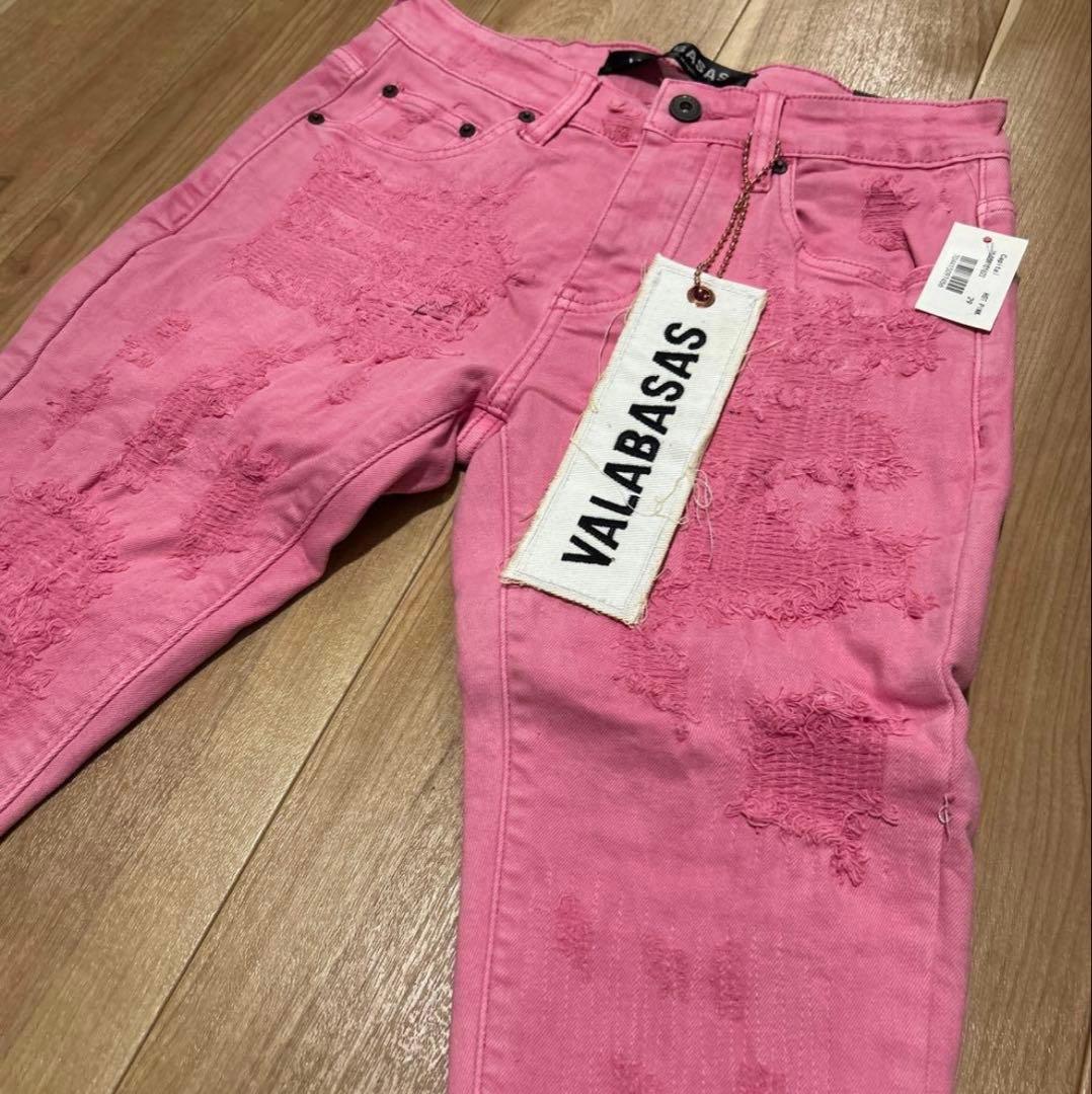 訳あり特価【新品未使用】valabasas ピンクデニム 30