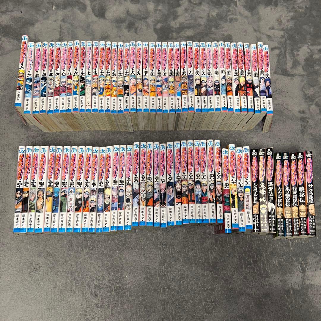 NARUTO 全巻　72巻＋小説