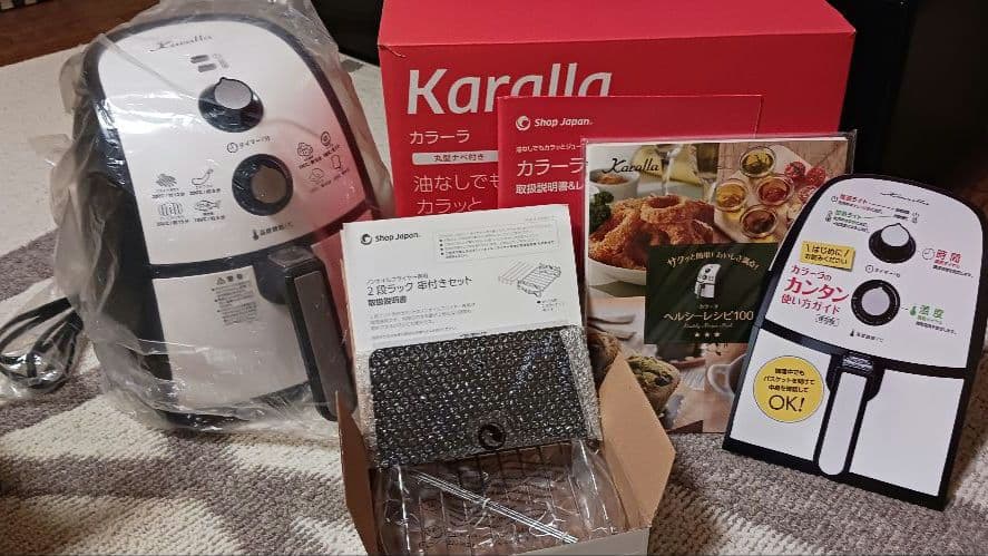 ⭐新品未使用⭐カラーラ 丸型なべ・仕切り板・２段ラック串付きセット・レシピ本付き