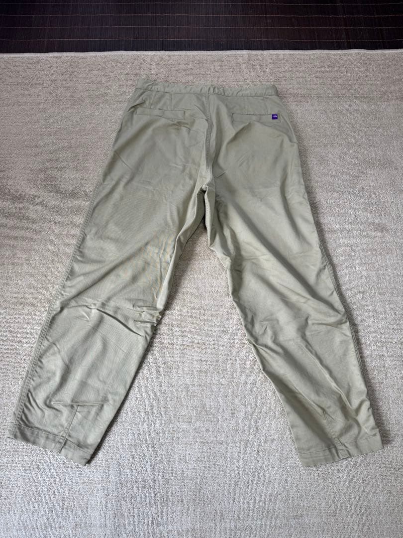 TNFPL チノワイドテーパードパンツ ベージュ 32インチ