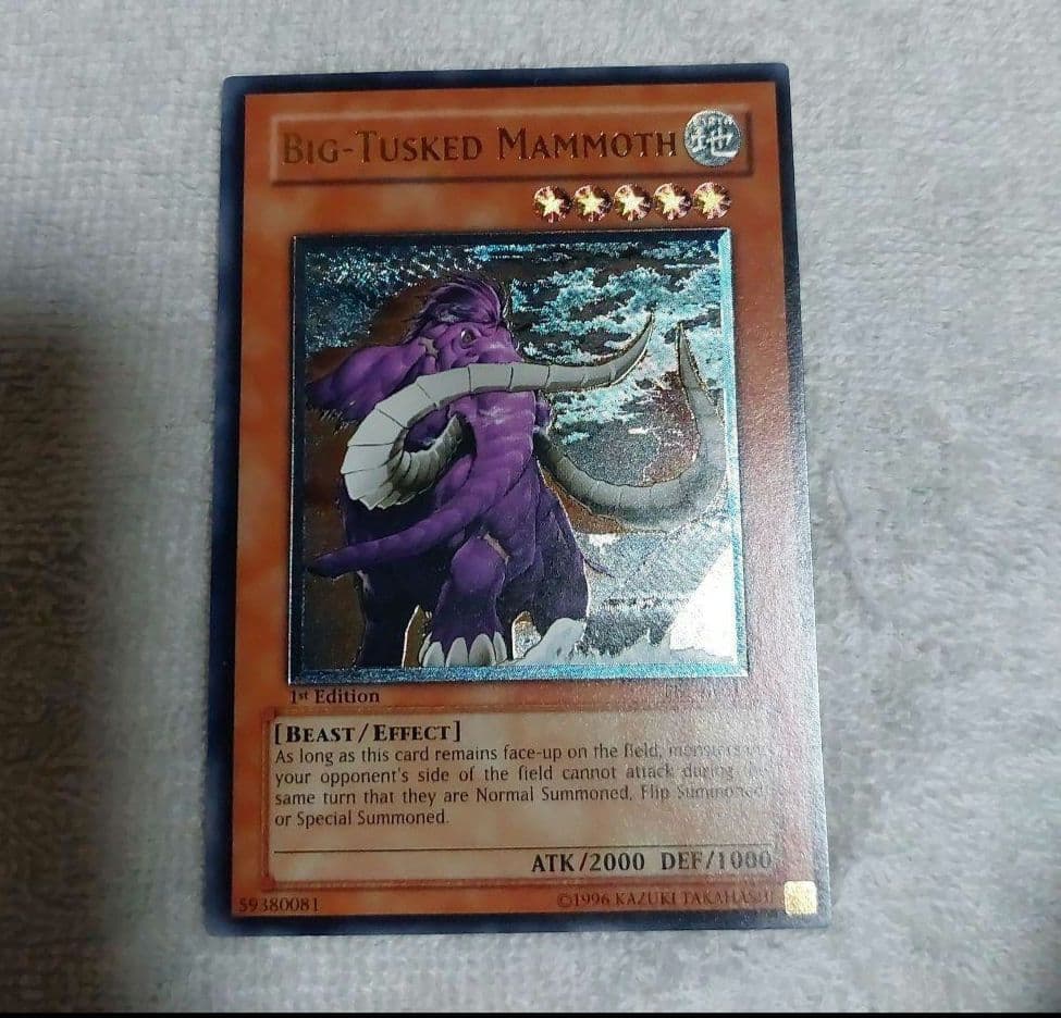 1枚のお値段です！ 旧アジア ビッグホーンマンモス