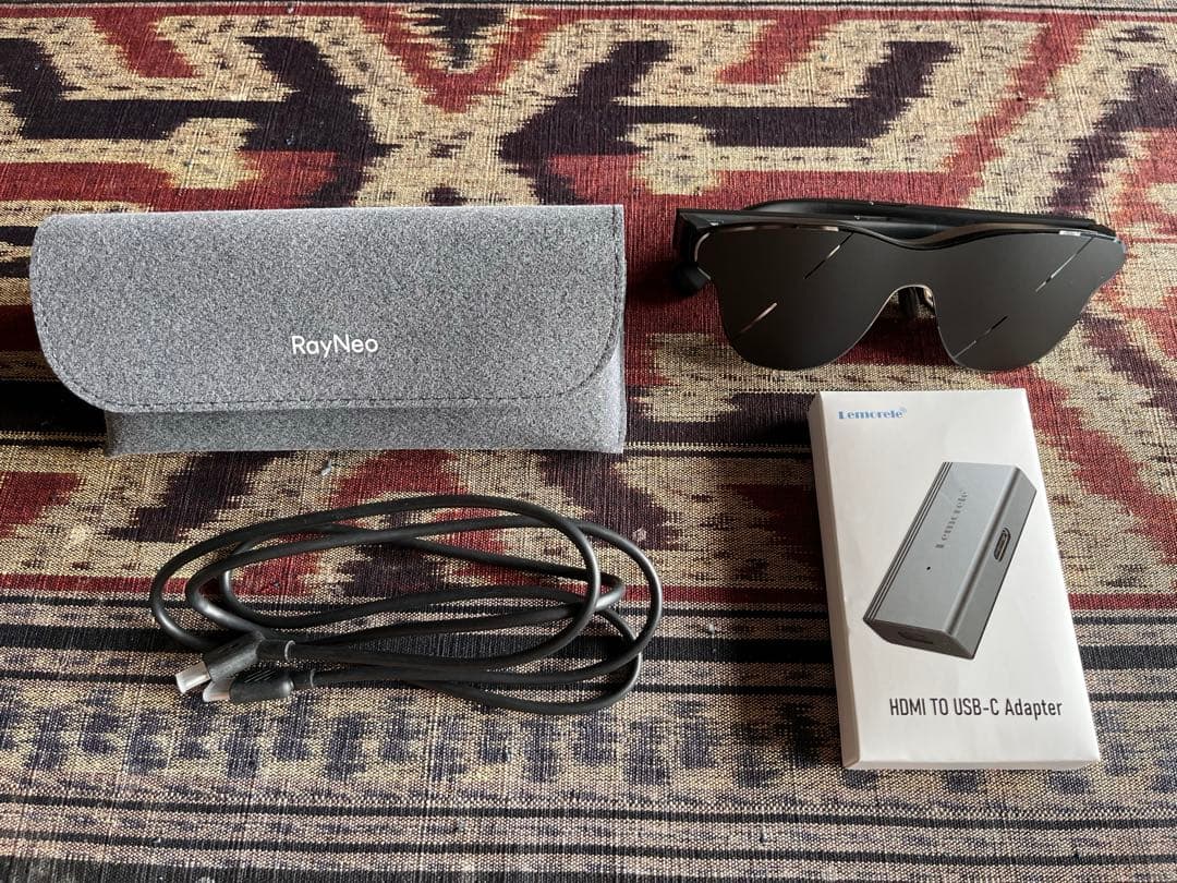 RayNeo Air 3s Pro（10月購入）HDMI→USB-C アダプタ