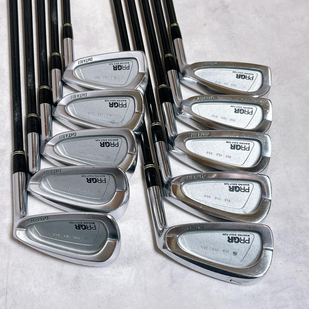 名器 プロギア DATA811 アイアンセット 右打ち 10本 メンズ 三浦技研
