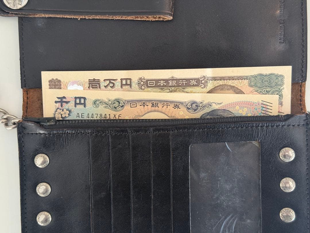 【希少品☆ビンテージ】トラッカーウォレット　ハーレー 革