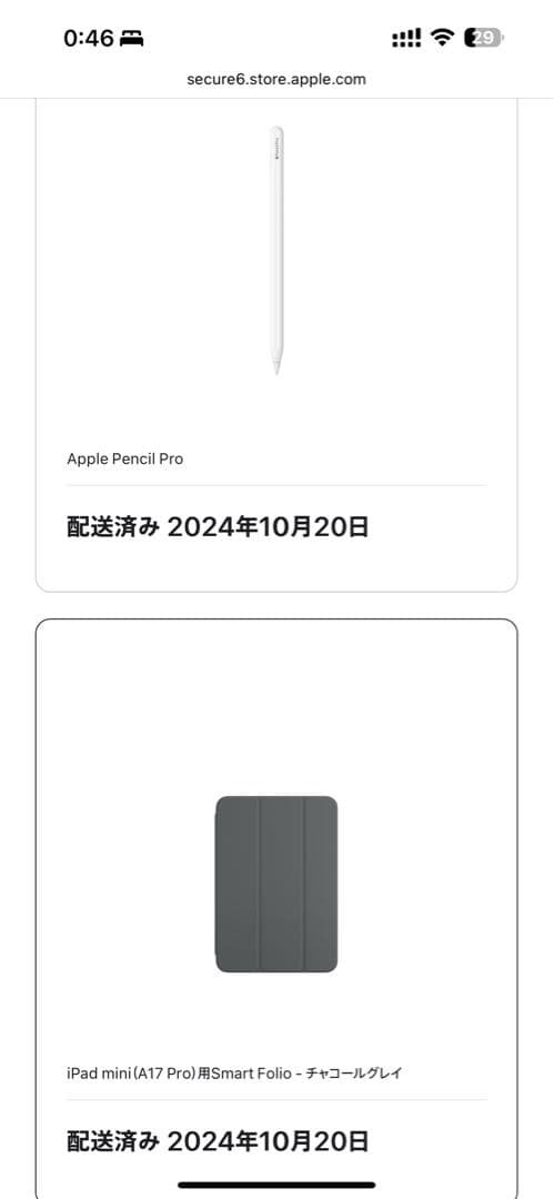 Apple PencilとiPad Pro mini用ケース