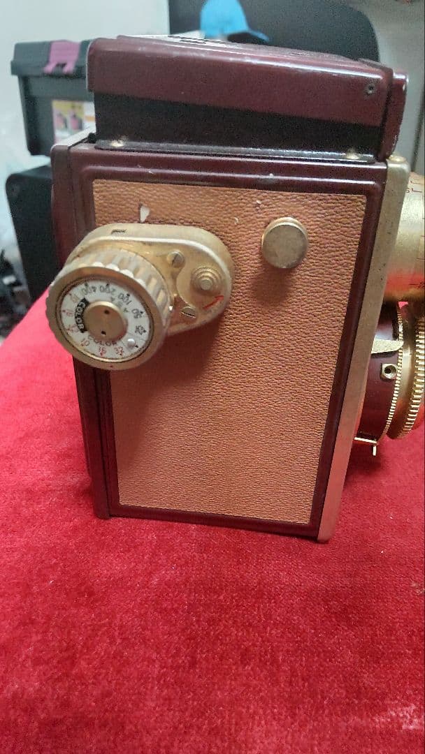 Super Ricohflex 二眼レフカメラ ゴールド/ブラウン