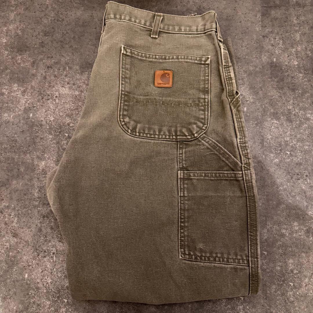 Carhartt　カーハート　カーキ　デニム　ペインターパンツ　USA