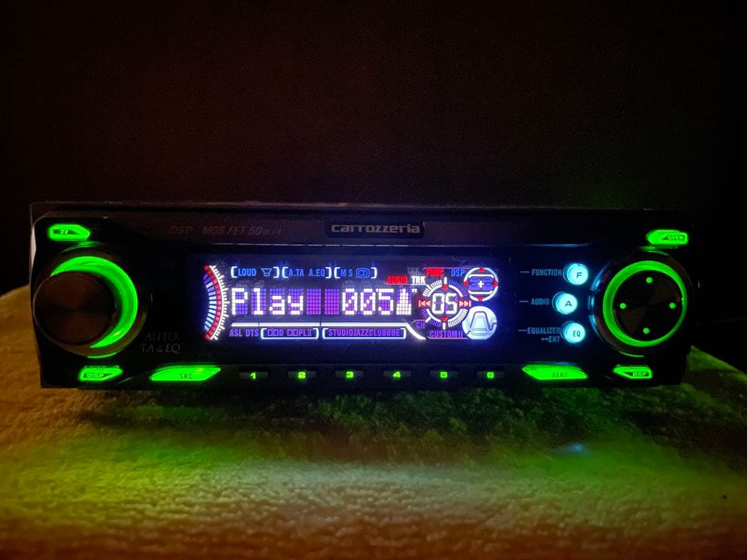 ば*ー様 美品 カロッツェリア　MEH-P070 1DIN デッキ MD 高級機