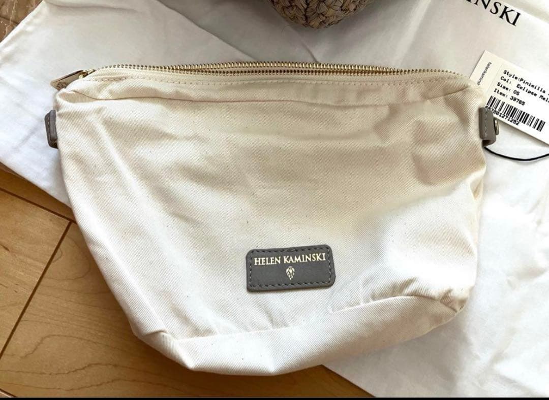 HELEN LAMINSKI 2way グレー かごバッグ