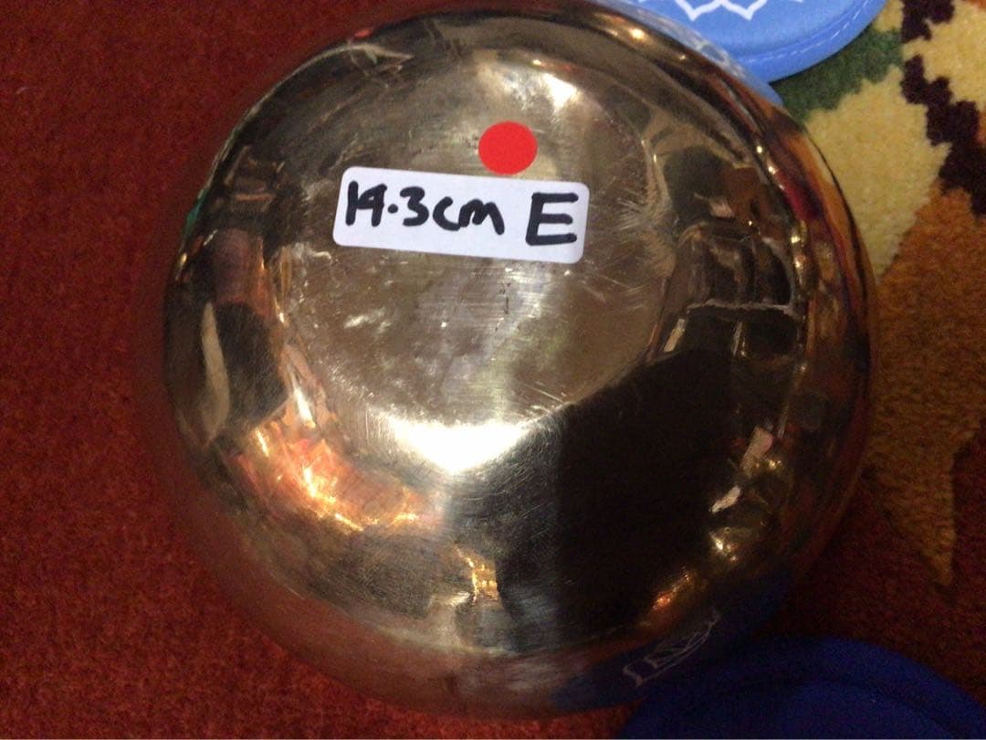 ⑦高音が美しい手打ちのminiシンギングボウル7チャクラセット【RED SET】