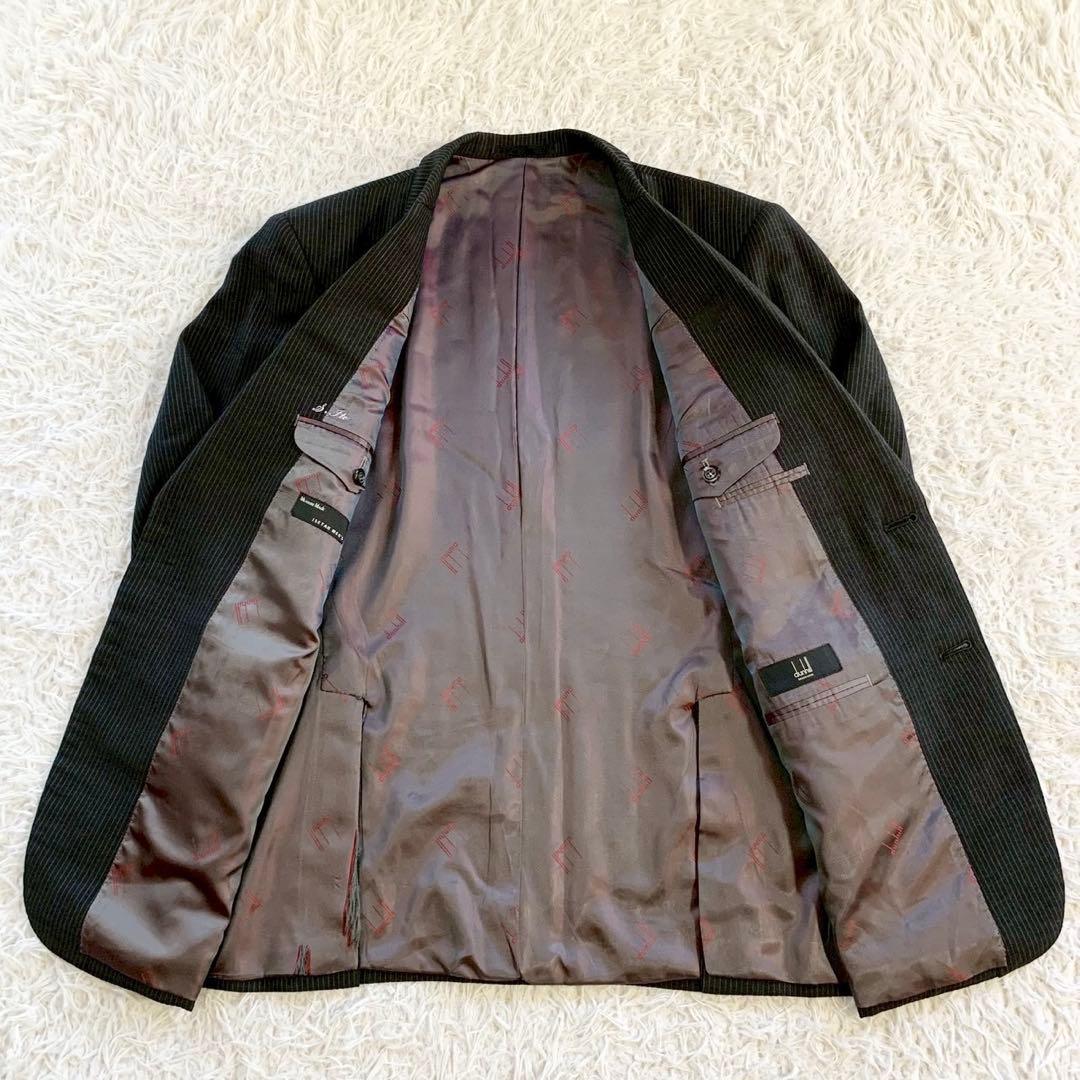 dunhill　ダンヒル　3ピース　ストライプ　スーツ　セットアップ　オーダー