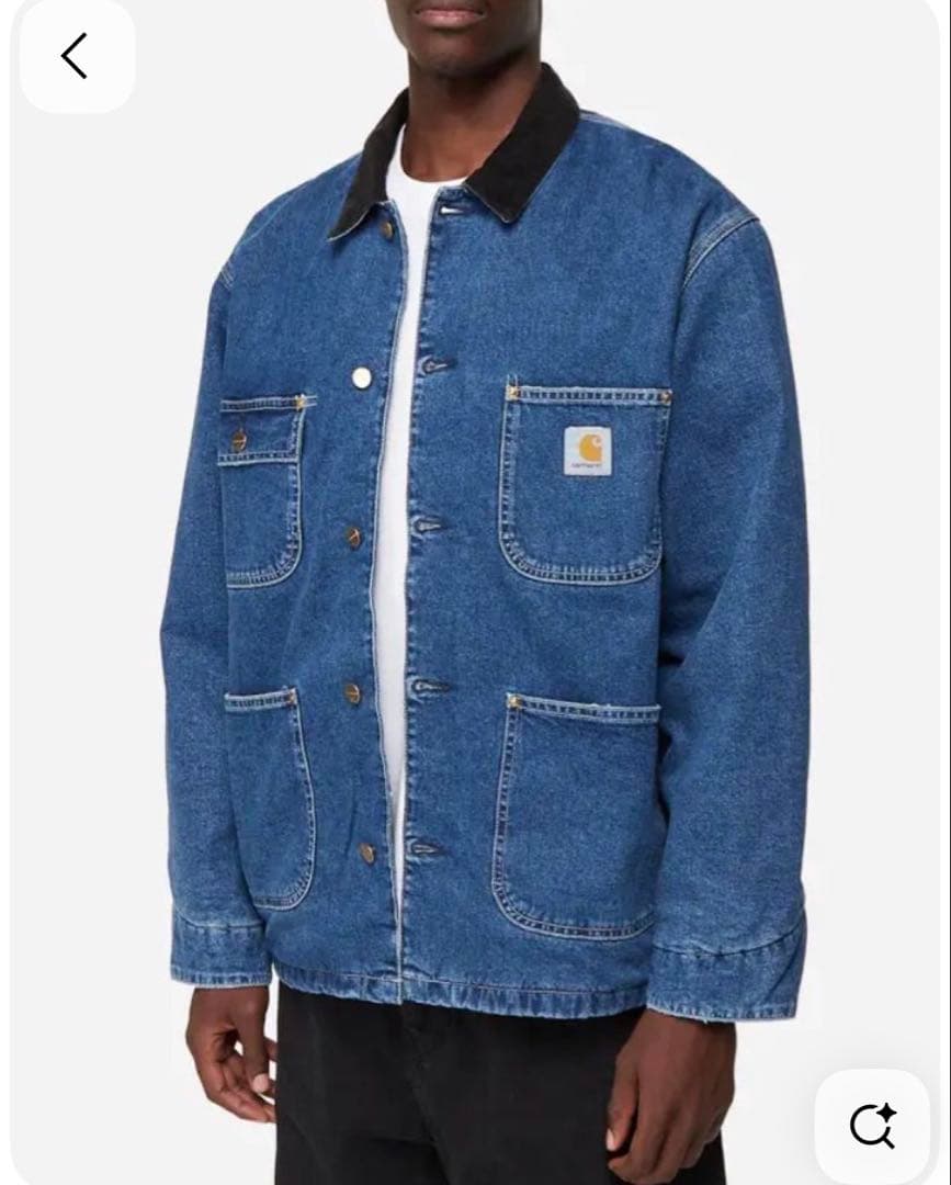 美品　Carhartt wipカーハートOG CHORE COAT デニム