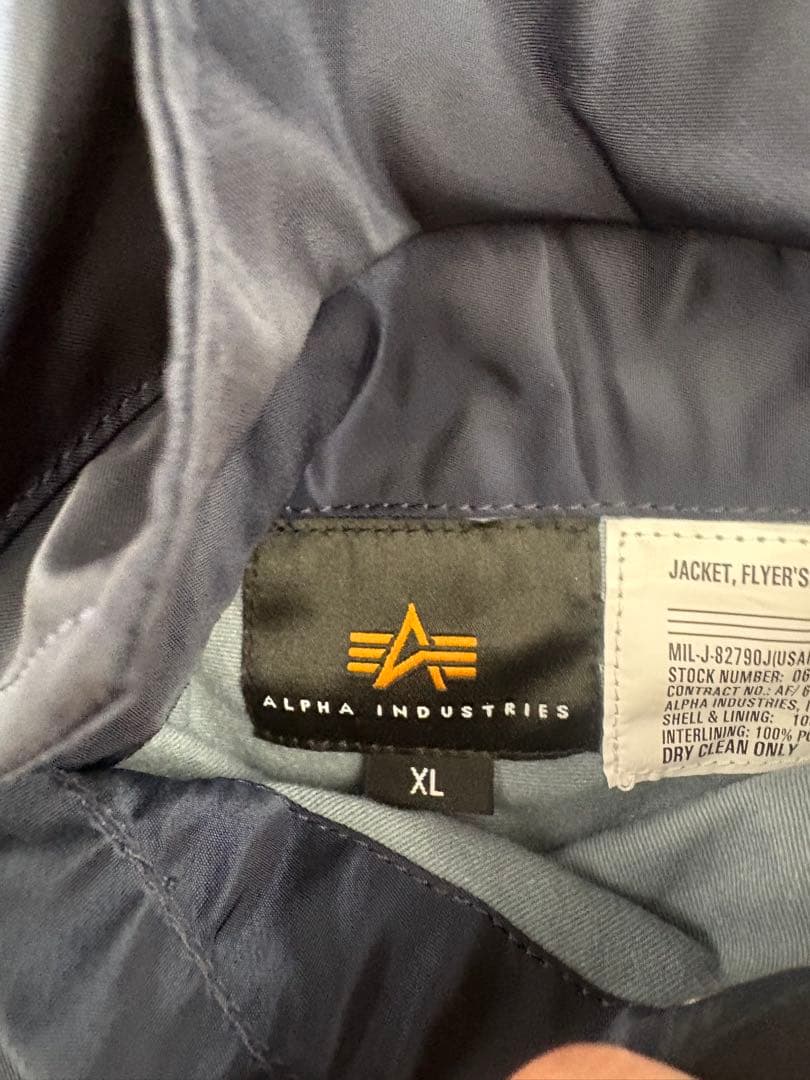 ALPHA社#20004 MA-1 タイトジャケット フライトジャケットメンズ