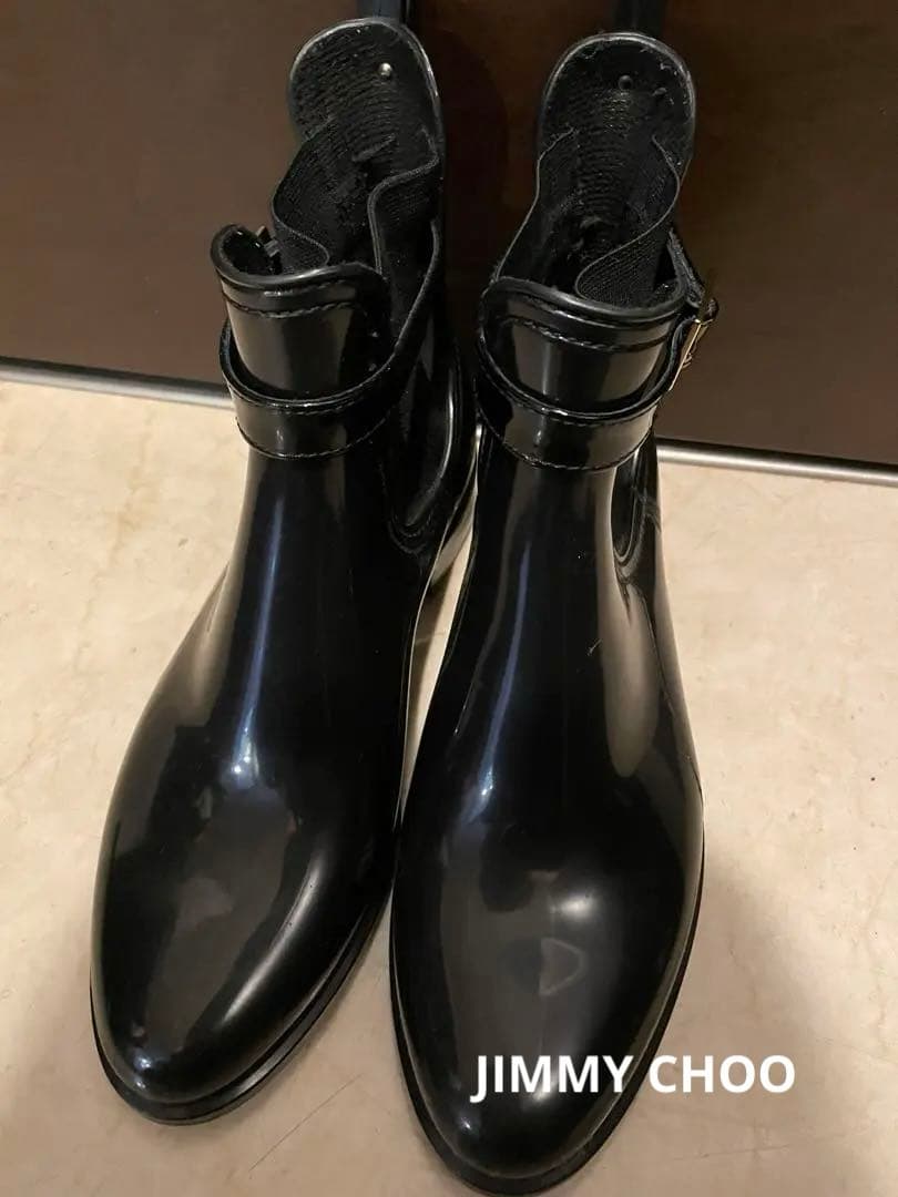 sジミーチュー　レイショートブーツ　レインシューズ　JIMMY CHOO