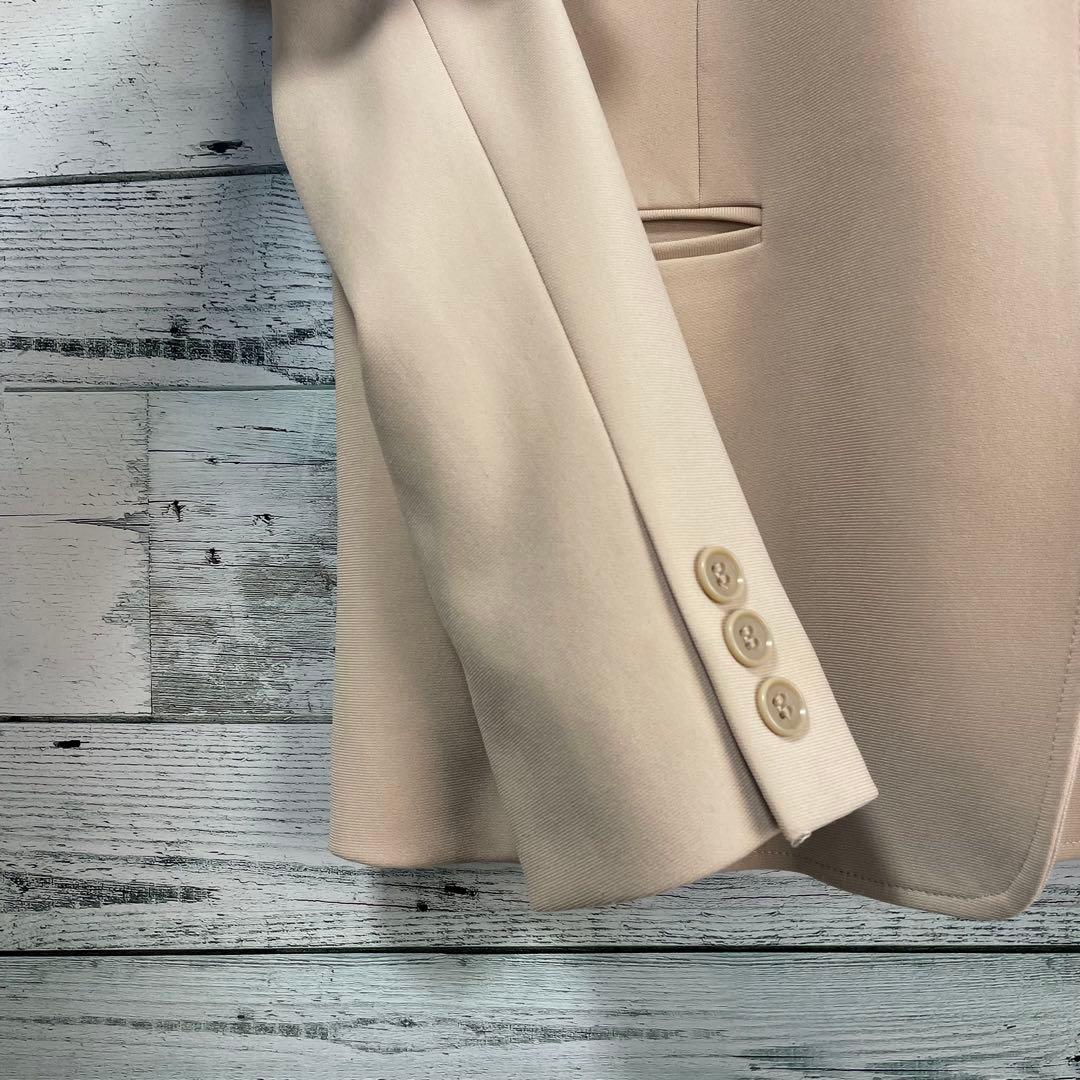 ☆大きいサイズ・13号☆ニューヨーカー　シングルテーラードジャケット　ベージュ