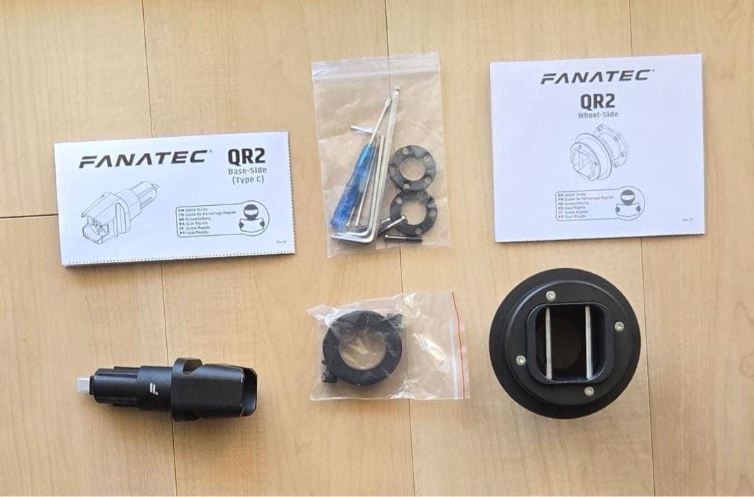 Fanatec QR2 ホイール側 + ベース側 (タイプC )