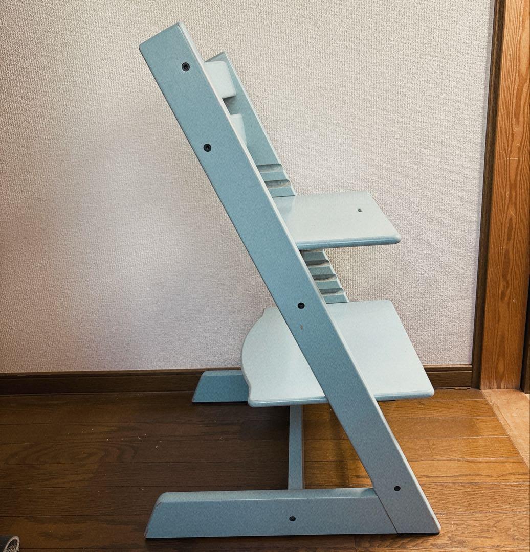 【STOKKE トリップトラップ】アクアブルー No.6 (塗装の剥がれあり)
