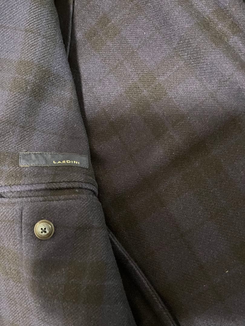 ラルディーニ　ジャケット　カシミア　ネイビー