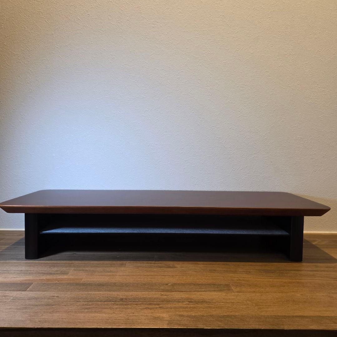 amesoba 木製 モニタースタンド 卓上 デスクシェルフ