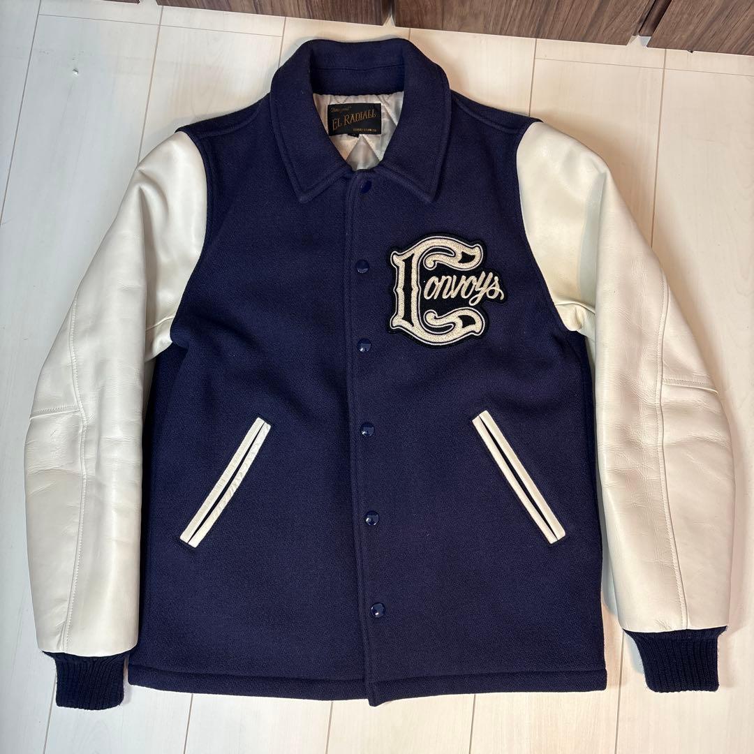 el radiall スタジャン CONVOYS varsity jacket