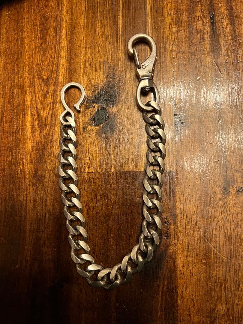 CLUCTオリジナルウォレットチェーン　シルバー　クラシック