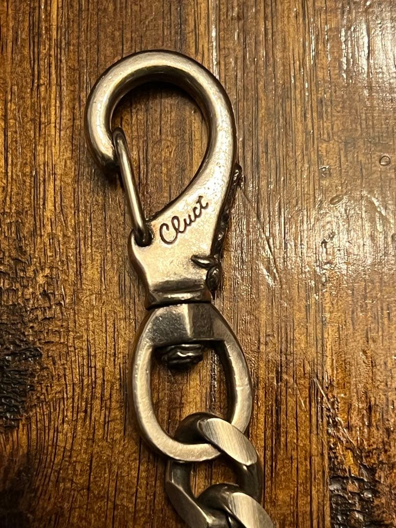 CLUCTオリジナルウォレットチェーン　シルバー　クラシック