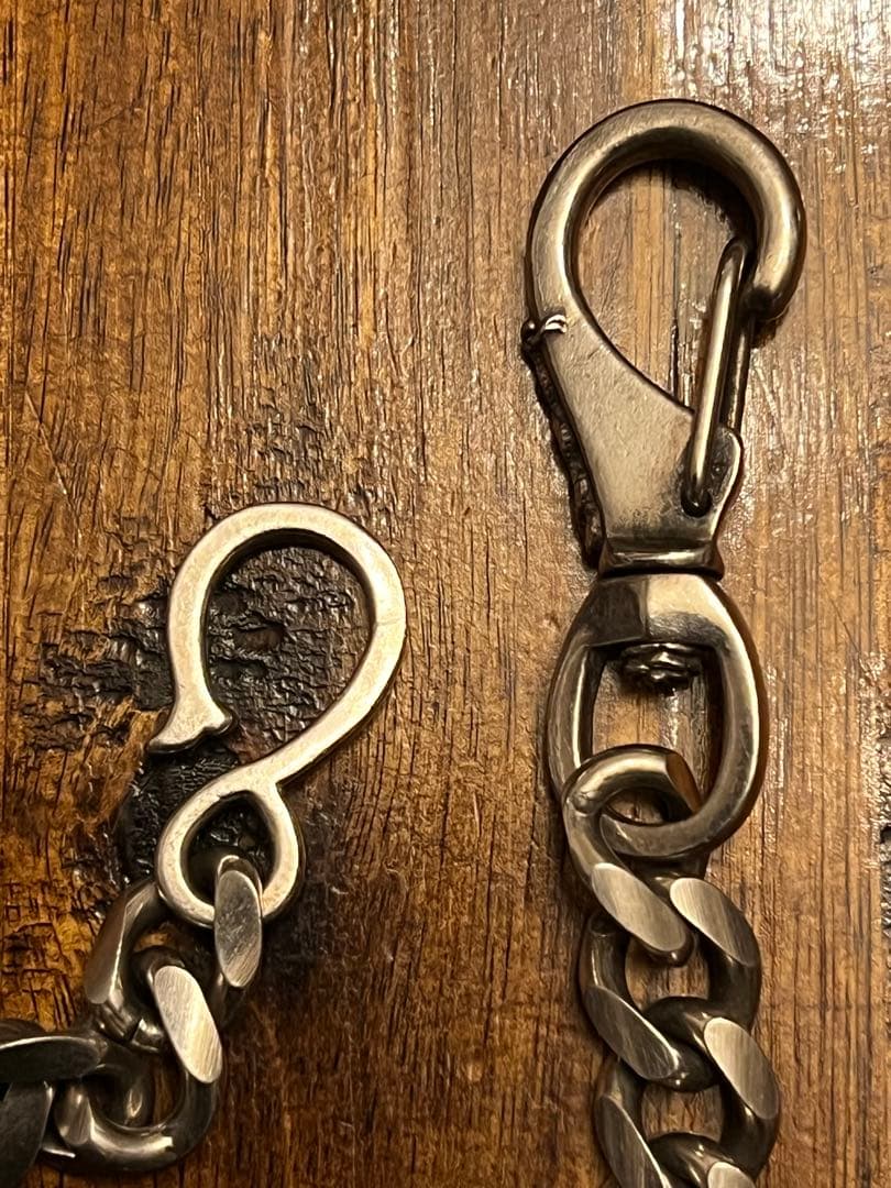 CLUCTオリジナルウォレットチェーン　シルバー　クラシック