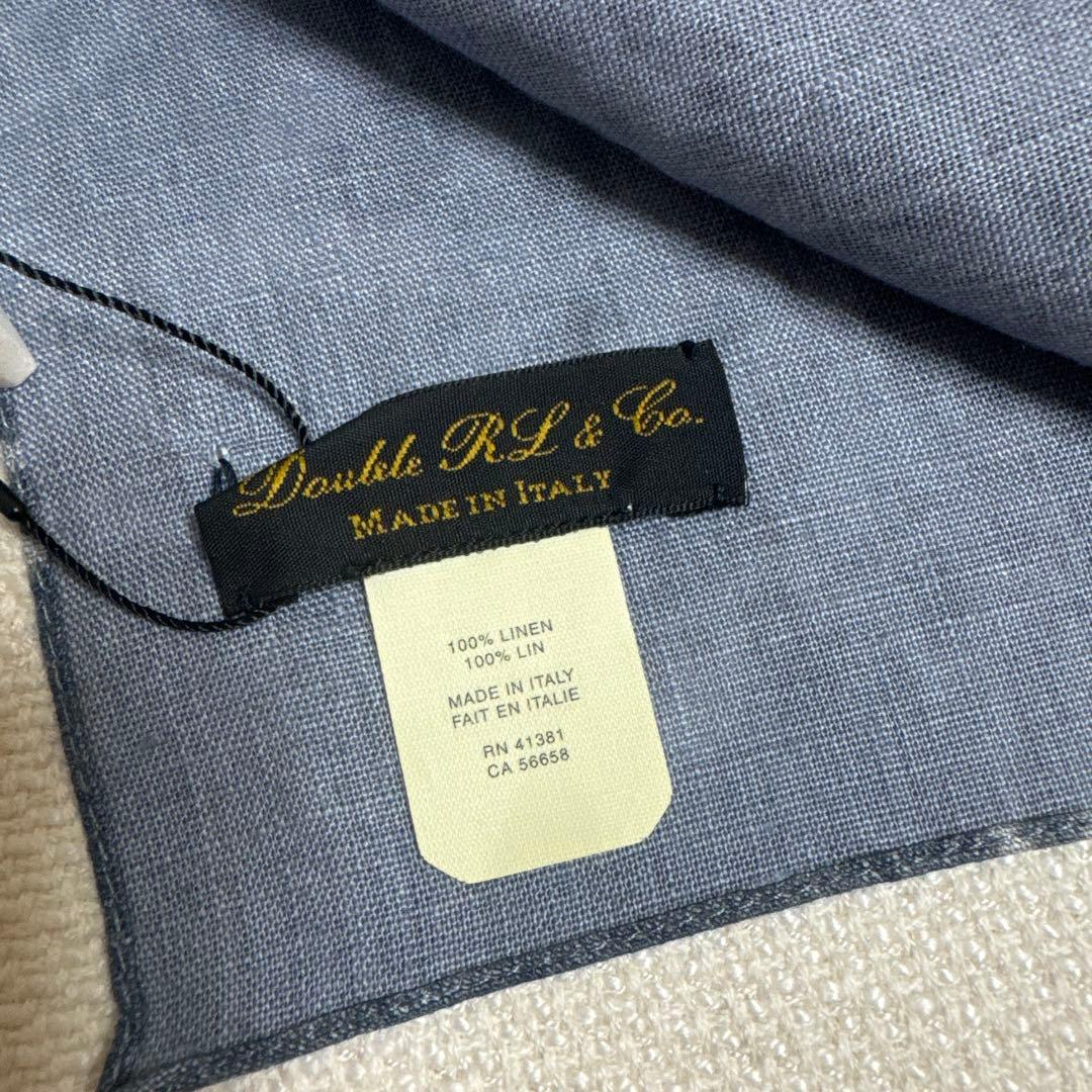 公*o様 double RL ラルフローレン イタリア製 ストール 麻100％