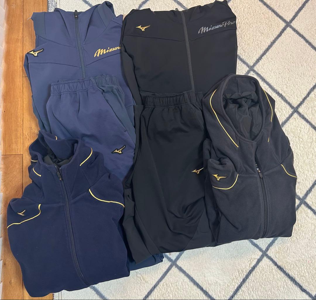 ミズノプロ　テックシールド　ブレスサーモ 上下6点セット　XOサイズ