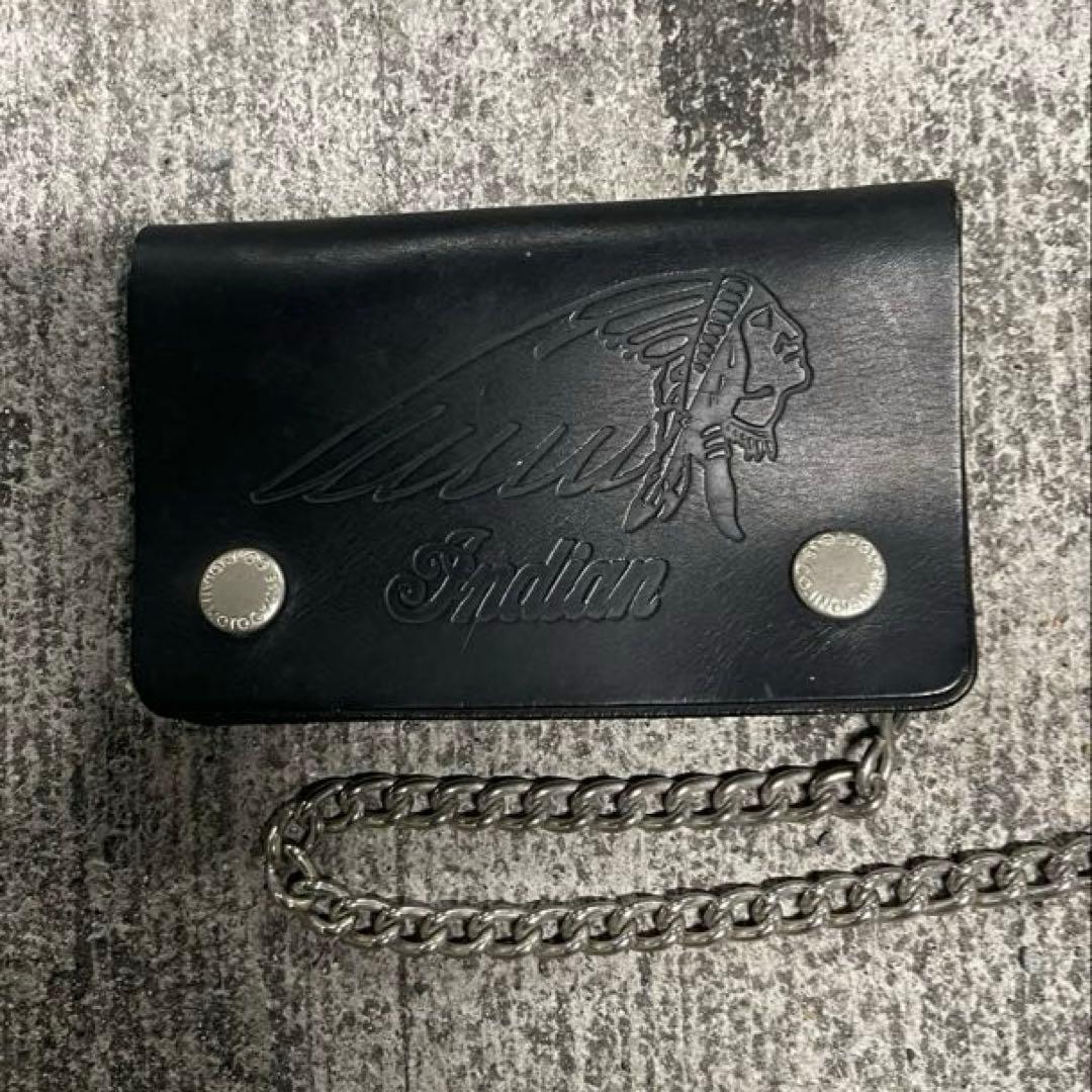 インディアンモトサイクル　トラッカーウォレット