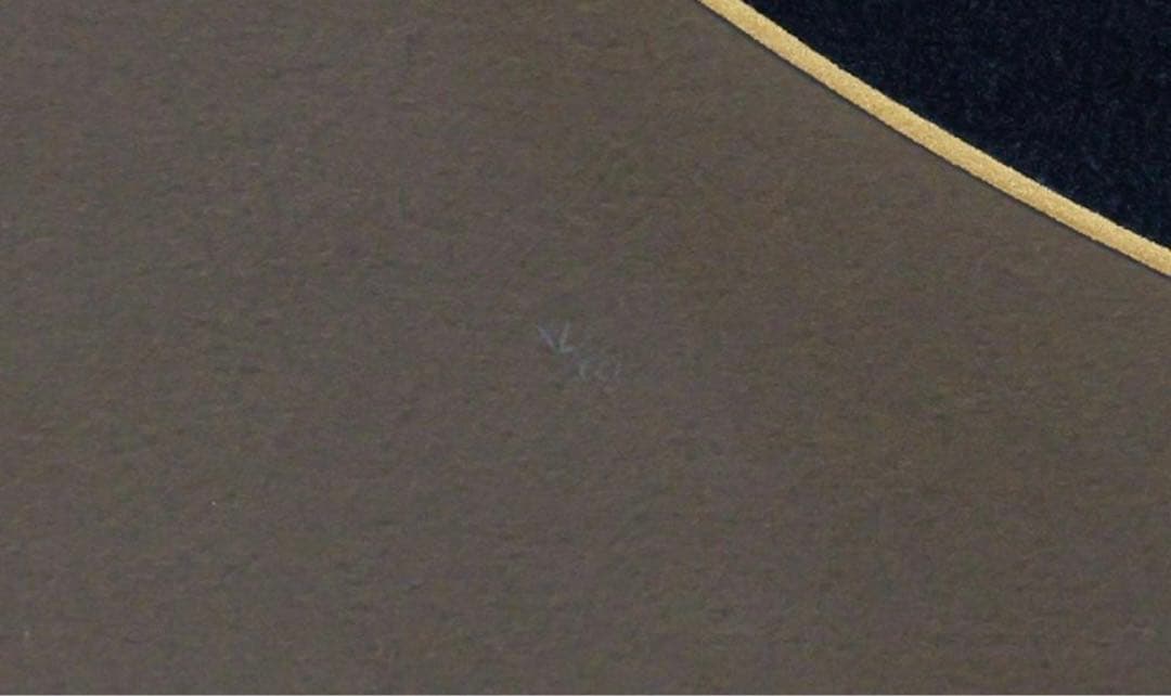 エルテ「ウェイティングレディース」シルクスクリーン 直筆サイン 証明シール