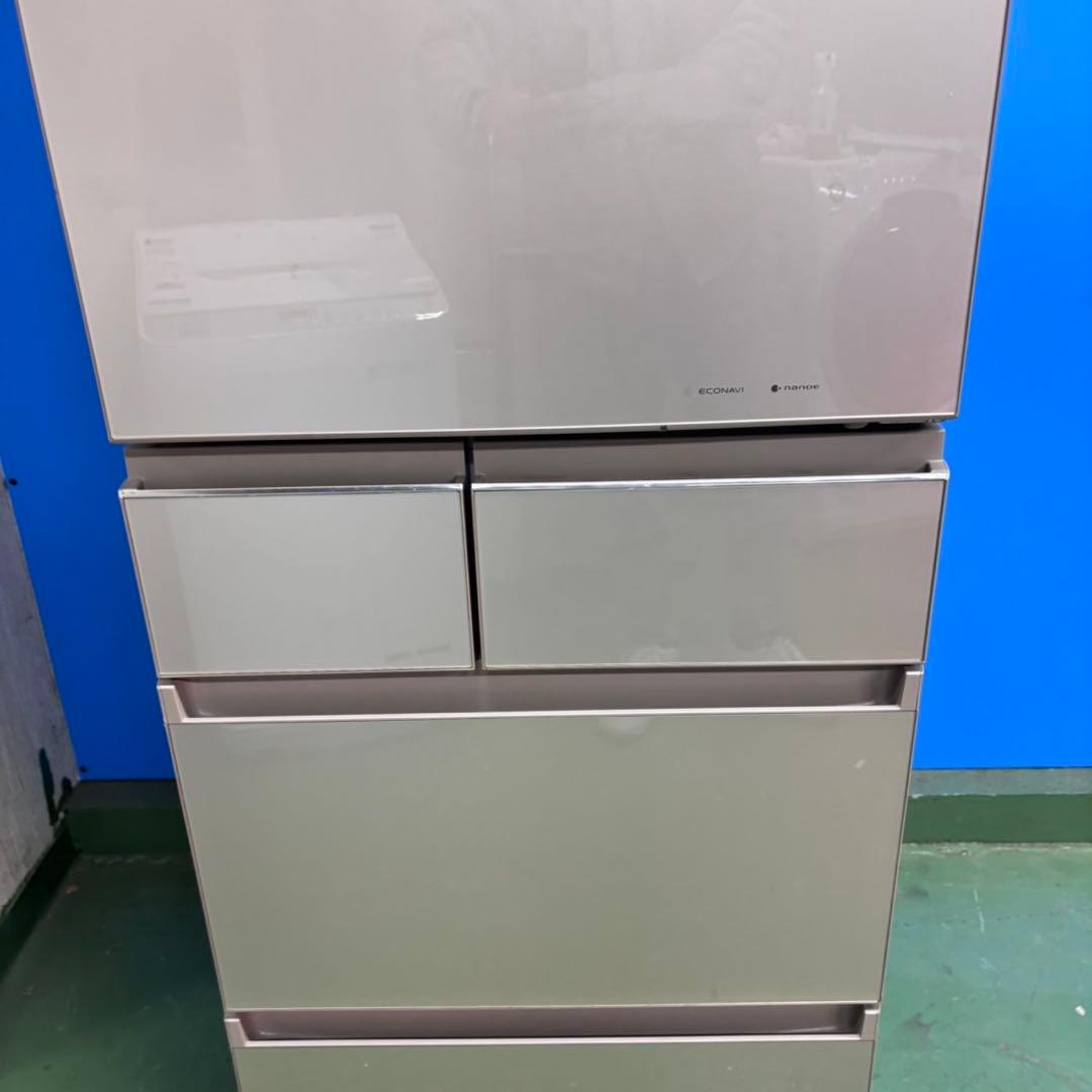 668 パナソニック　大型冷蔵庫　400L強　自動製氷　右開き　小型　家庭用