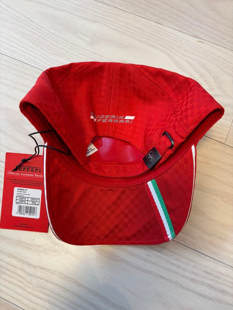 【新品未使用】フェラーリ F1 キャップ 2016年メキシコグランプリ（赤）