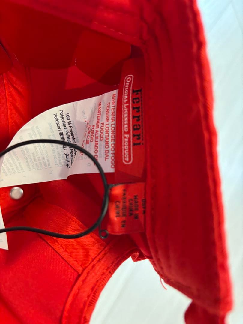 【新品未使用】フェラーリ F1 キャップ 2016年メキシコグランプリ（赤）