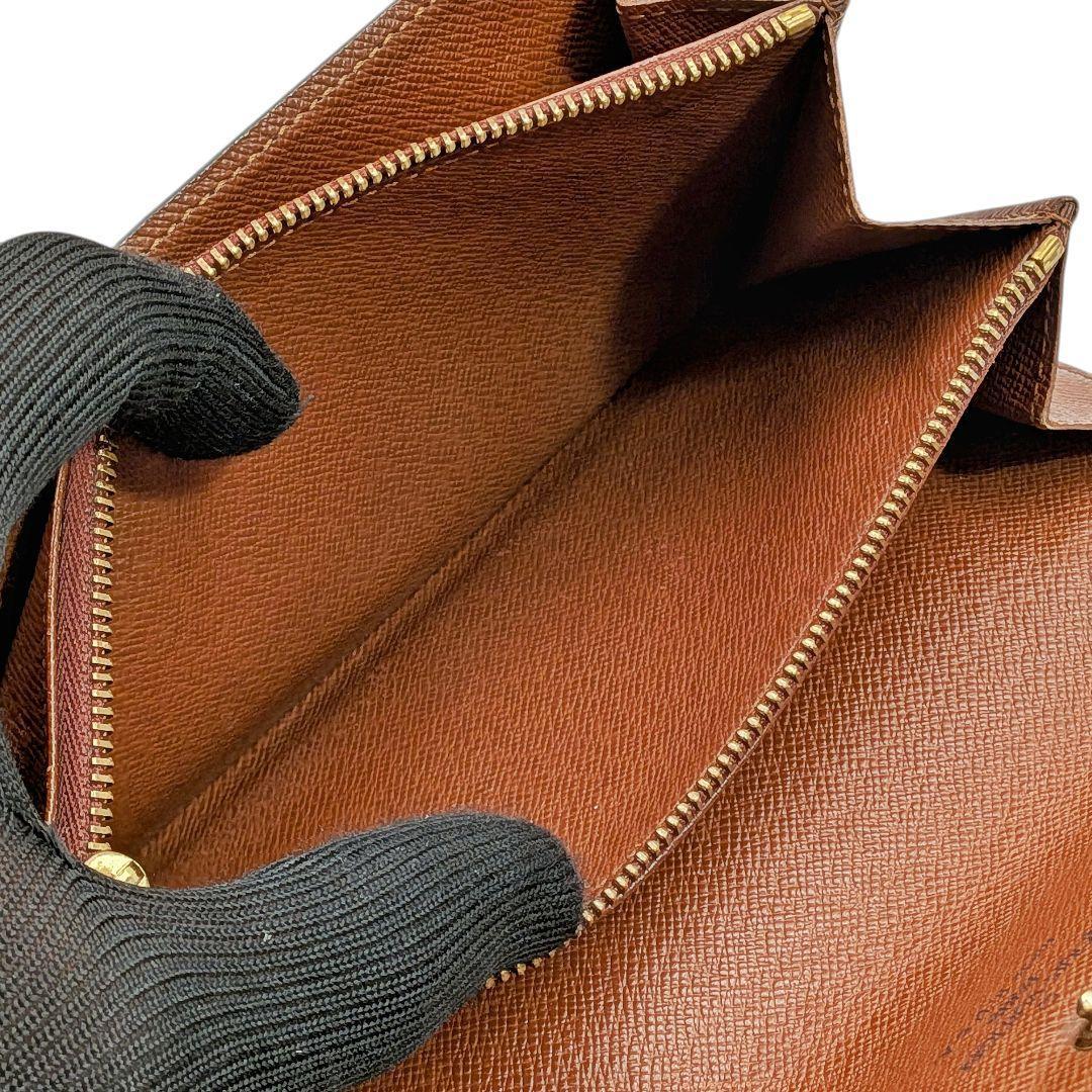 【美品】ルイヴィトン ポシェット ポルトモネ クレディ モノグラム 長財布