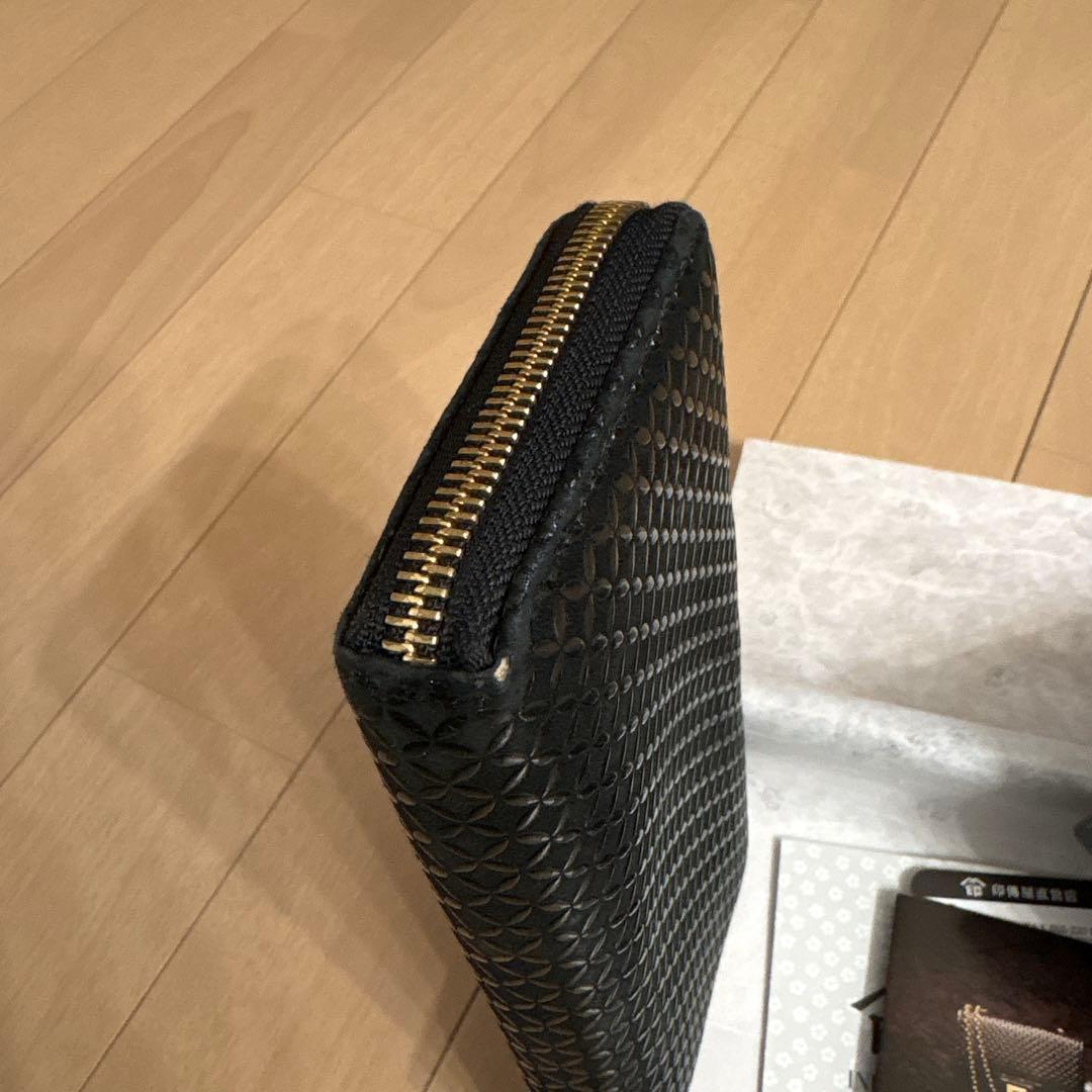 INDEN-YA 印傳屋 長財布　ラウンドファスナー