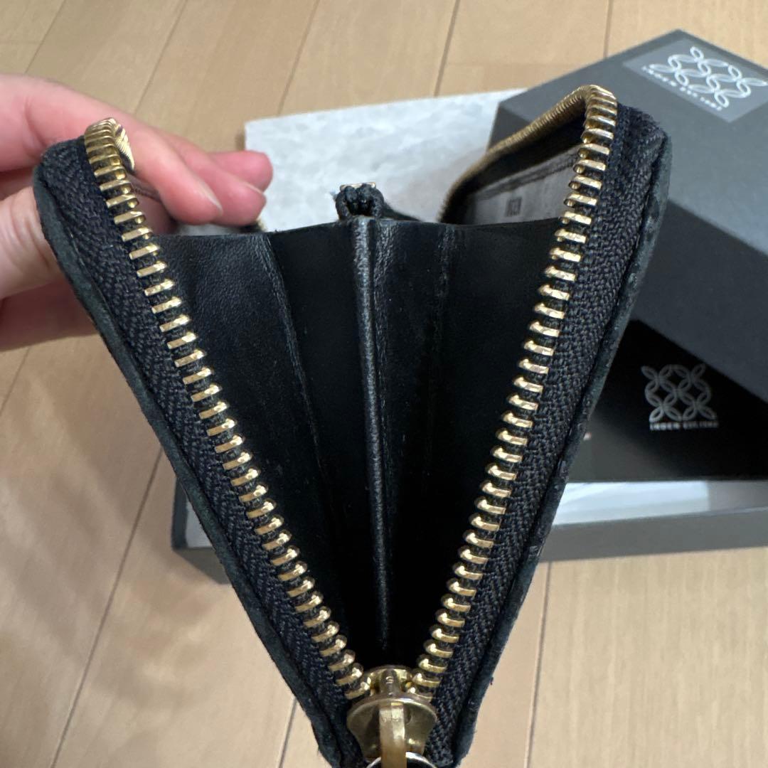 INDEN-YA 印傳屋 長財布　ラウンドファスナー