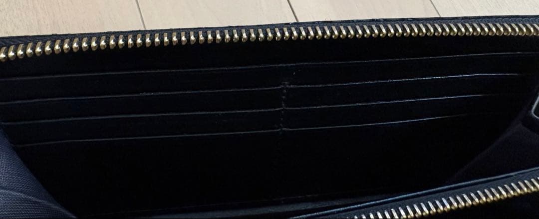 INDEN-YA 印傳屋 長財布　ラウンドファスナー