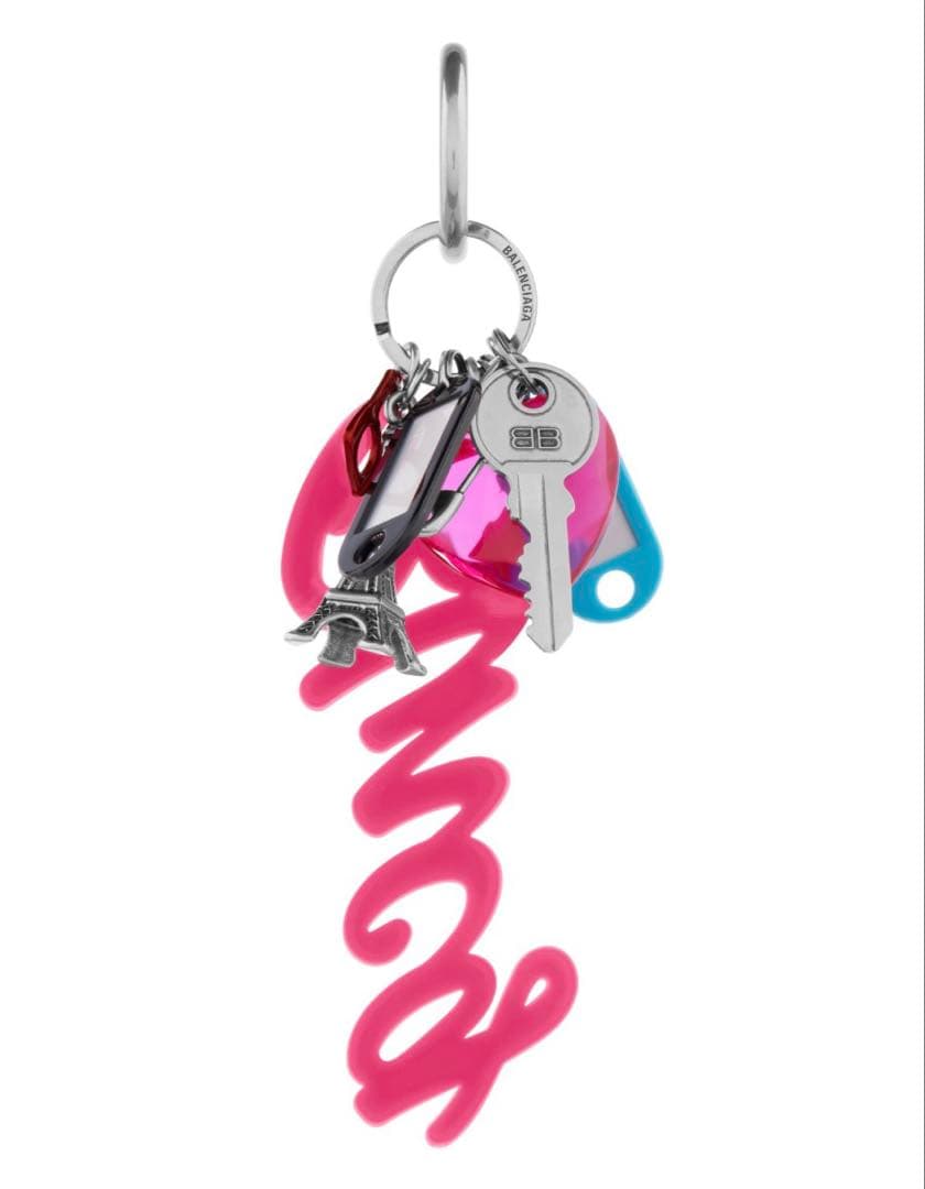 正規店購入 Balenciagaビッグ スーベニア キーホルダー チャーム
